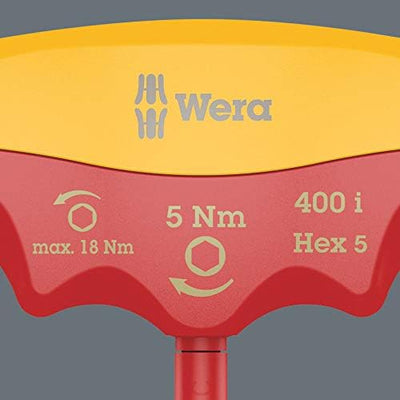 Wera 05004981001 400 i VDE Hex Drehmomentindikator, 5.0 mm, 5.0 Nm, 5.0 mm