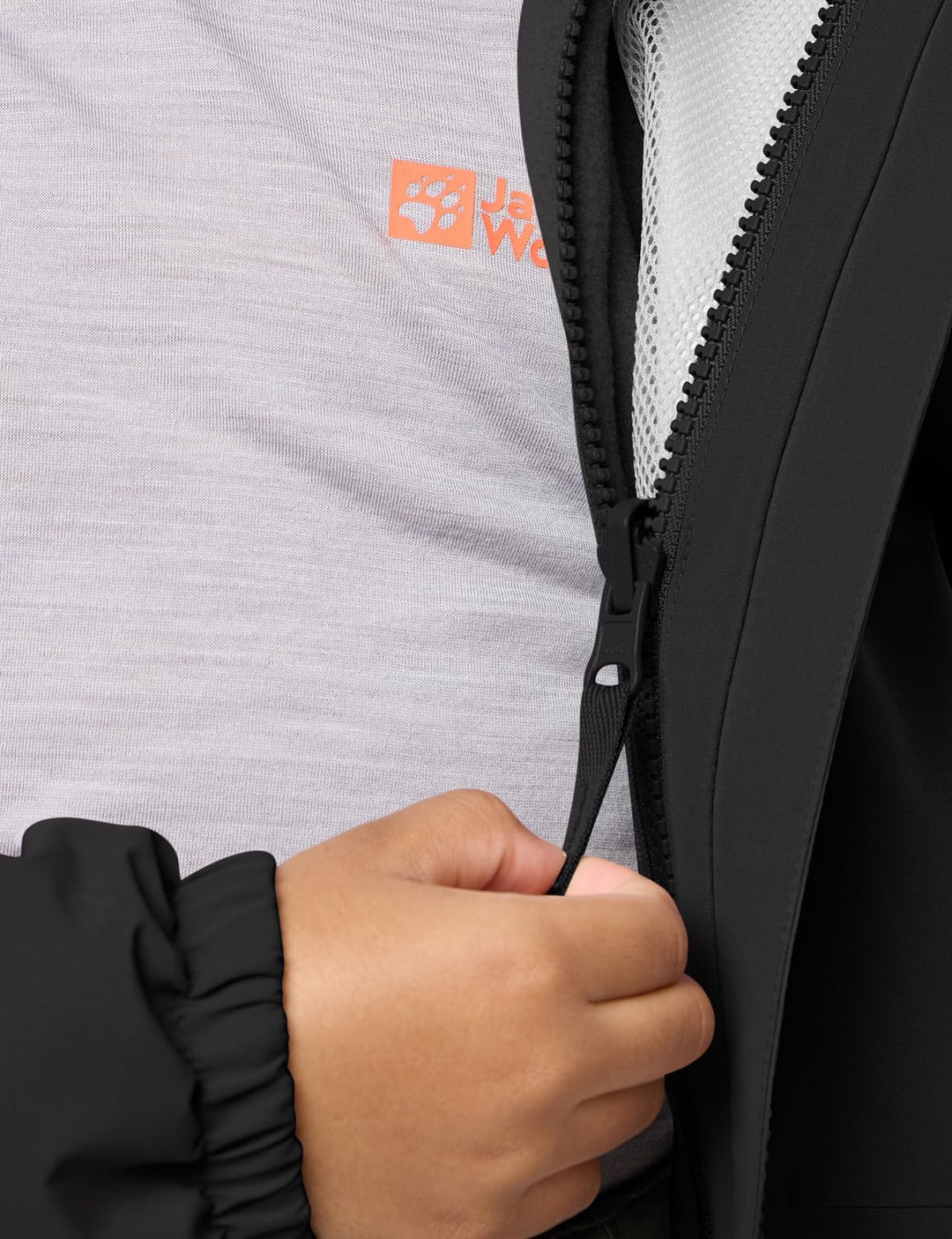 Jack Wolfskin Jungen Jacket 92 Schwarz, 92 Schwarz