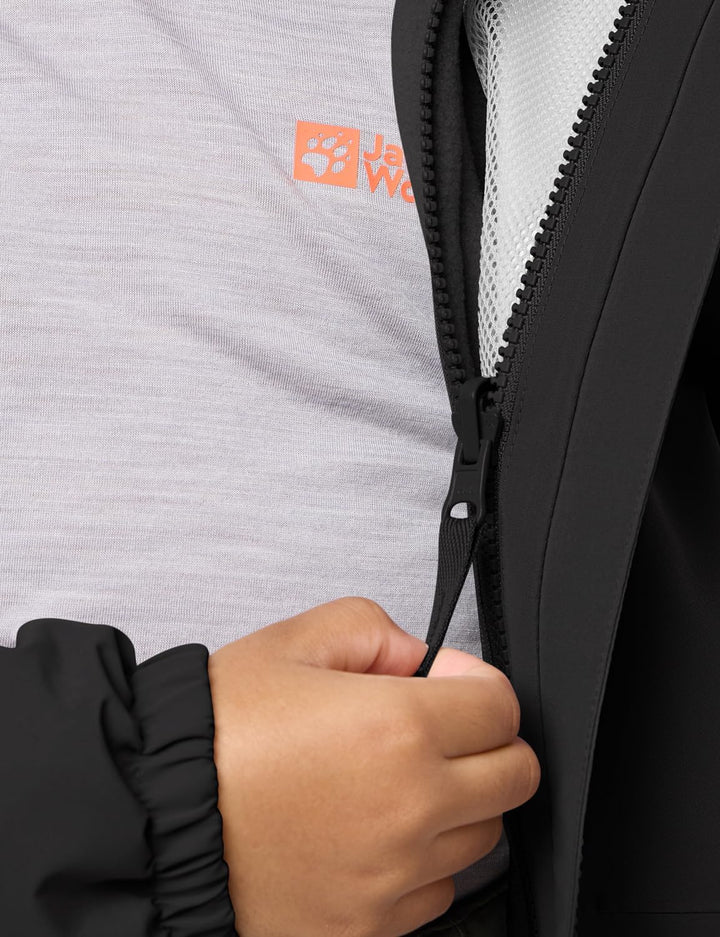 Jack Wolfskin Jungen Jacket 92 Schwarz, 92 Schwarz