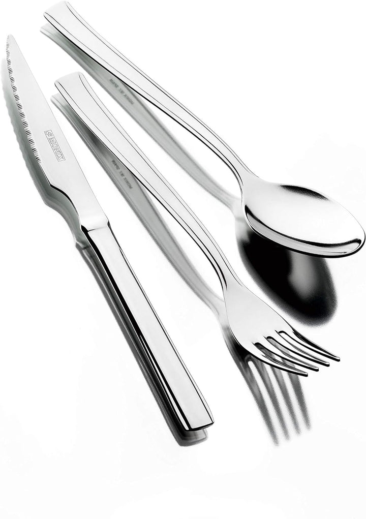 Monix Europa - 24 Stück aus Edelstahl 18 / c mit Steakmesser bedeckt. Kotelettstränge Set 24 piezas,