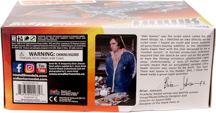 Round2 1/72 Space: 1999 Hawk MK IX, Mittel