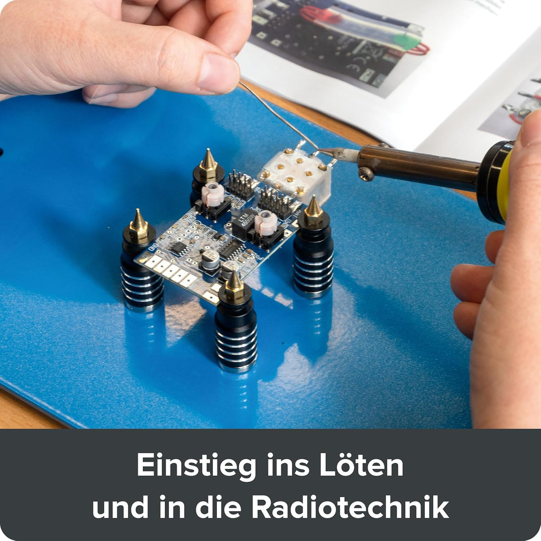 FRANZIS 67062 - Weltempfänger - Radio für Kurzwelle zum Selberbauen, Komplettset mit Steckplatine un