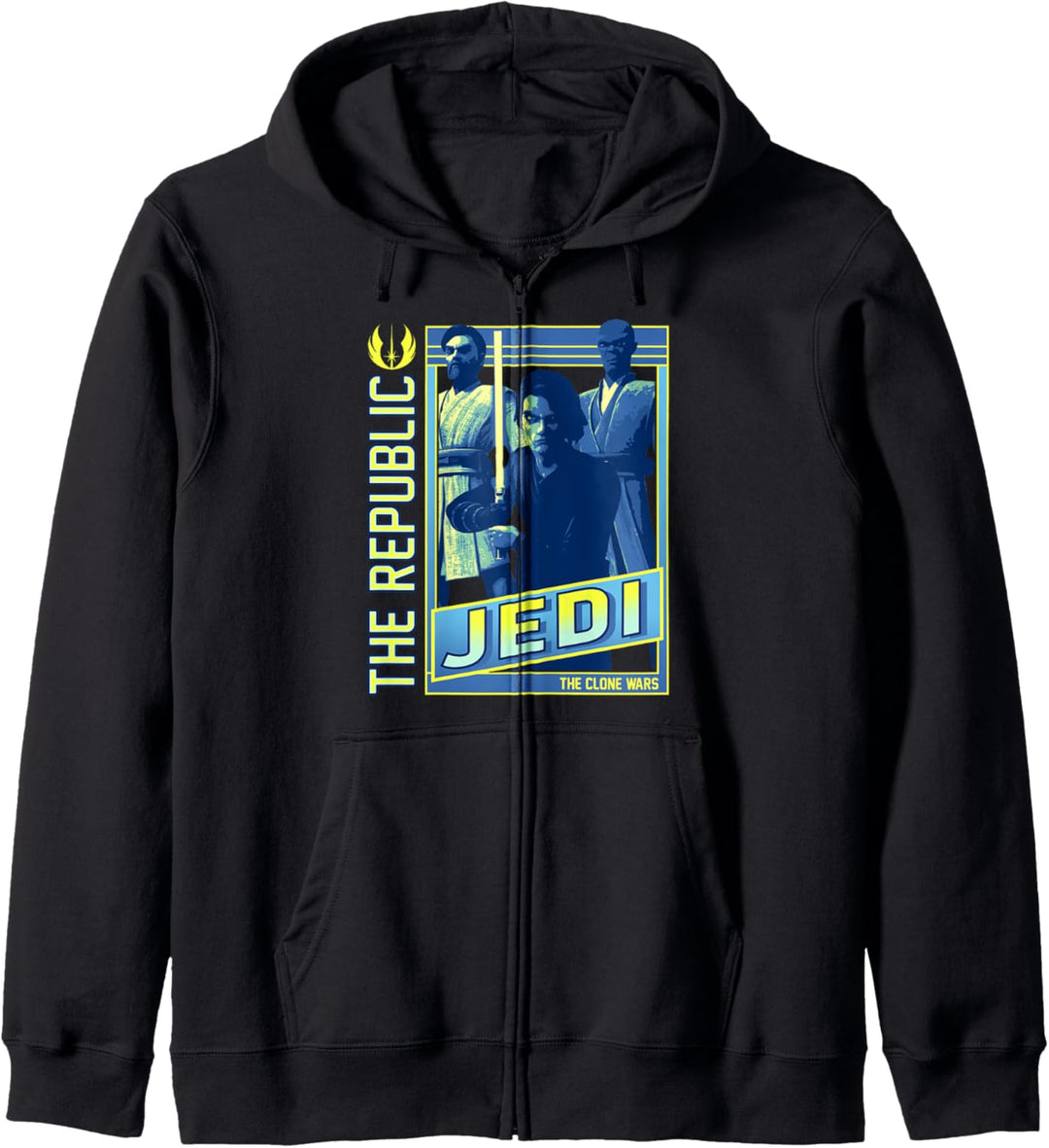 Star Wars: The Clone Wars The Republic Jedi Poster Kapuzenjacke