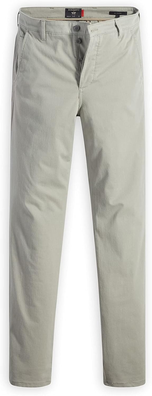 Dockers Herren Pants Smart Supreme Flex Slim 38W / 32L Forest Fog, 38W / 32L Forest Fog