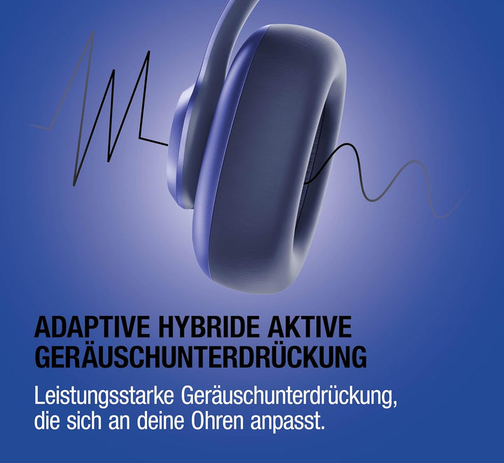Fresh 'n Rebel Clam Ace 2, ANC-Kopfhörer, Hybrid Active Noise Cancelling, Ambient-Sound-Modus, Multi