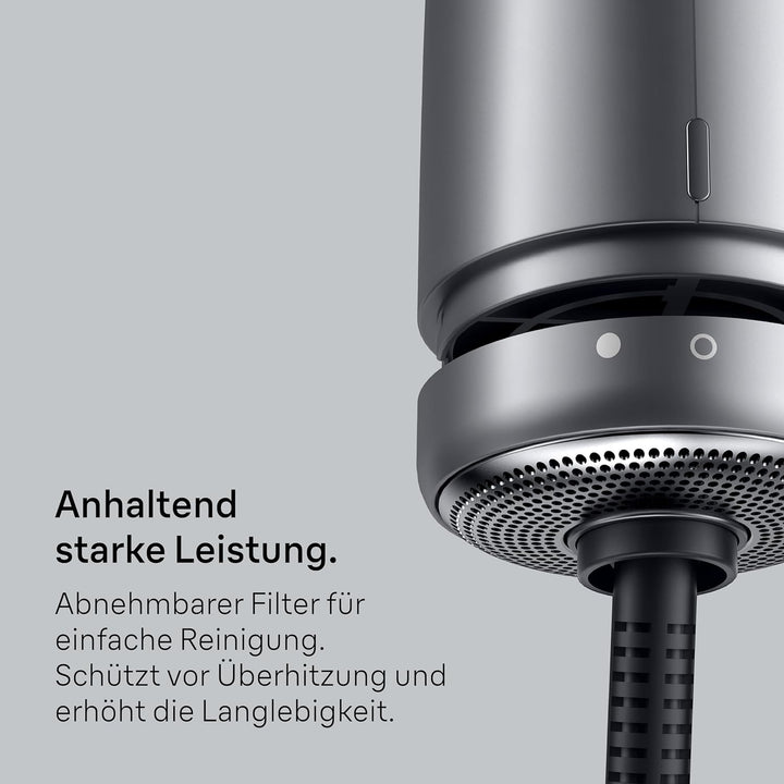 Braun Warmluftbürste AS4.3, Leichter Heissluft-Styler mit Rundbürste, Glättbürste und Trockenaufsatz