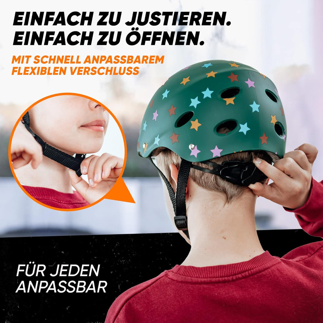 Apollo Skate-Helm/Kinder-Helm - Verstellbarer Skateboard, Scooter, BMX-Helm, mit Drehrad-Anpassung g