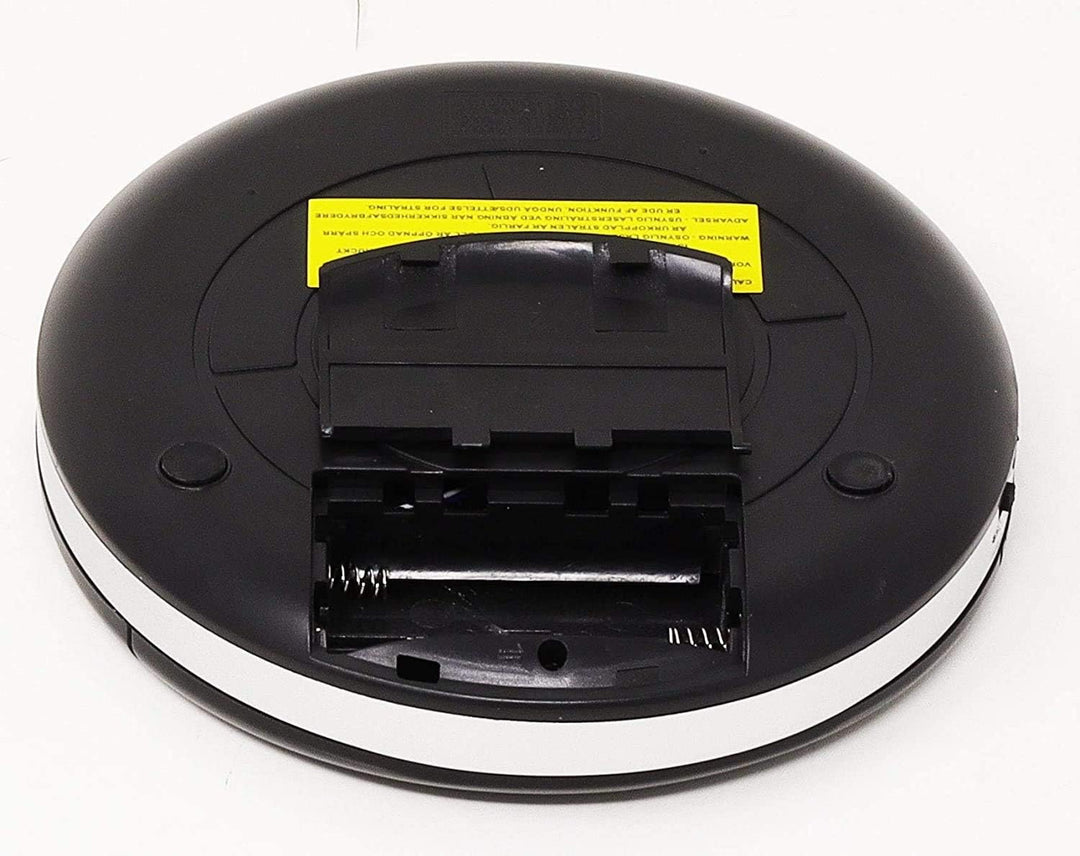 Denver DMP-389 tragbarer MP3/CD Player schwarz mit Anti-Schock Single, mit Anti-Schock Single