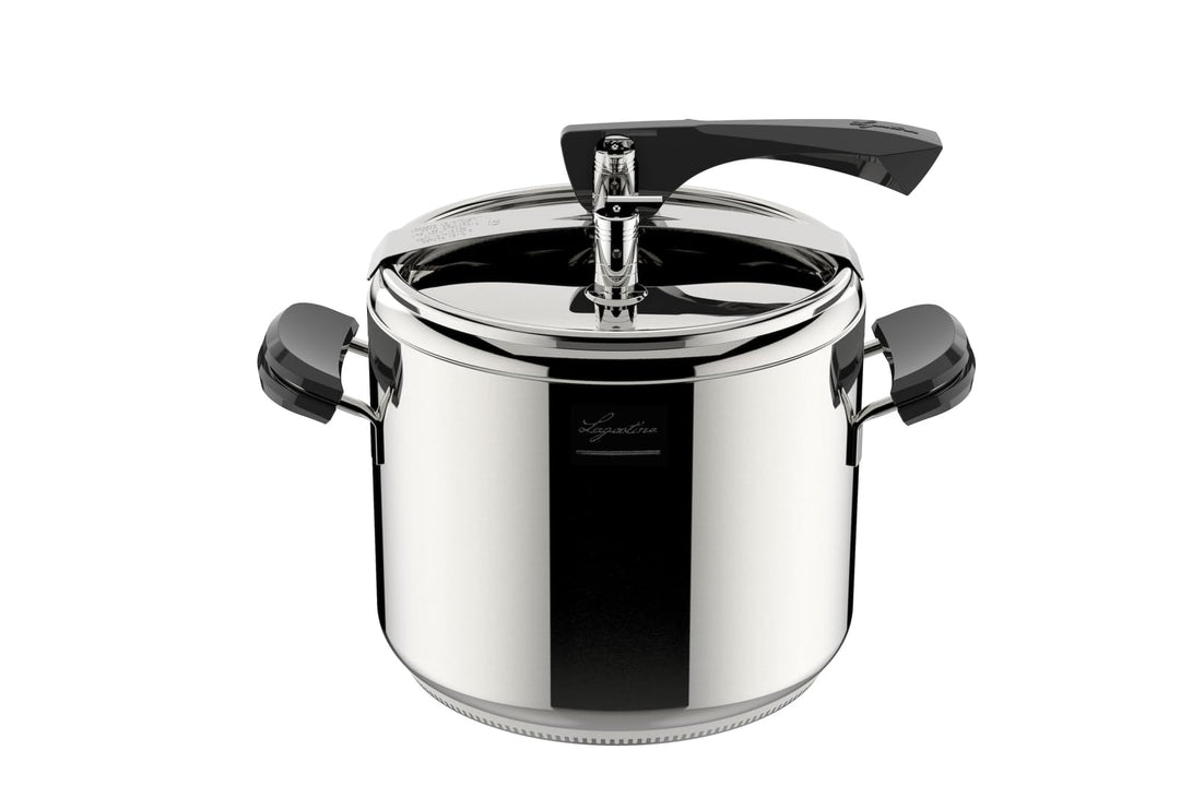 Lagostina Schnellkochtopf La Classica Lagofusion, Ø 22 cm, Fassungsvermögen 7 l, mit Korb, Rezeptbuc