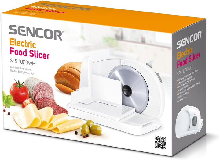 SENCOR SFS 1001GR, Elektrische Aufschnittmaschine, Weis /