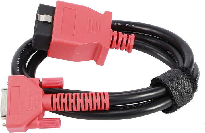 Qiilu OBD2 Auto Diagnosekabel, Scanner Haupttestdatenkabel OBD2 Kabelersatz Passend für MaxiSys MS90