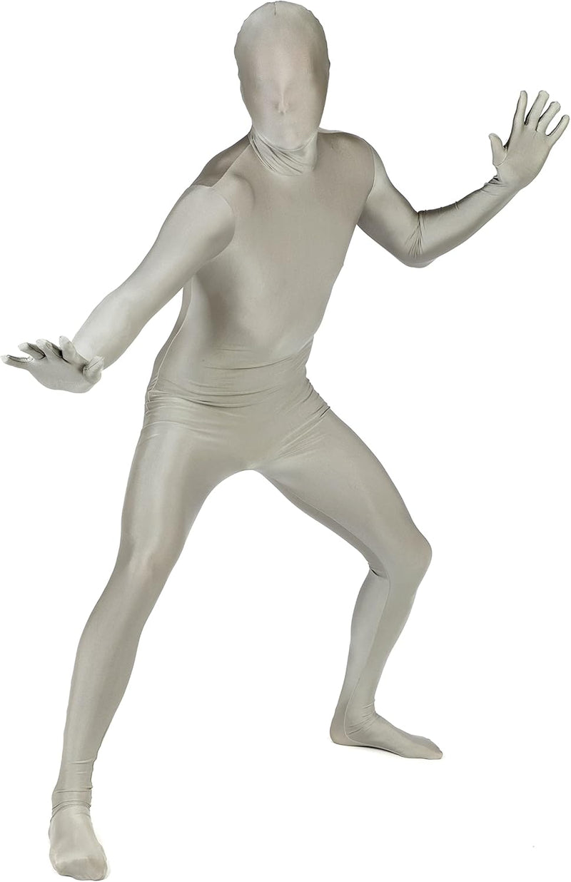 Morphsuits MSSI2 Farbe Costume Body Suit, Silber, XXL Silber XXL, Silber XXL
