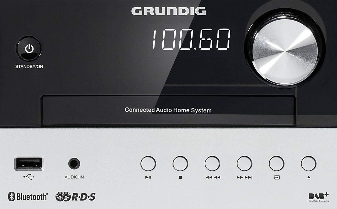 Grundig CMS 3000 BT DAB HiFi System Schwarz FM/DAB+ 30 Watt RMS Single, FM/DAB+ 30 Watt RMS Single