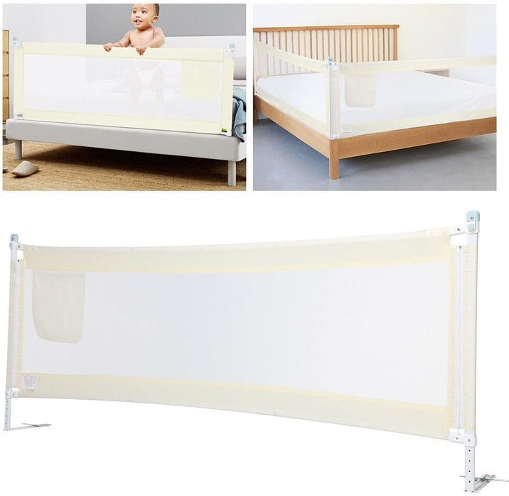 Höhenverstellbares Bettgitter Absturzsicherung für Bett, tragbares Bett Schutzgitter für Kinder & Fa