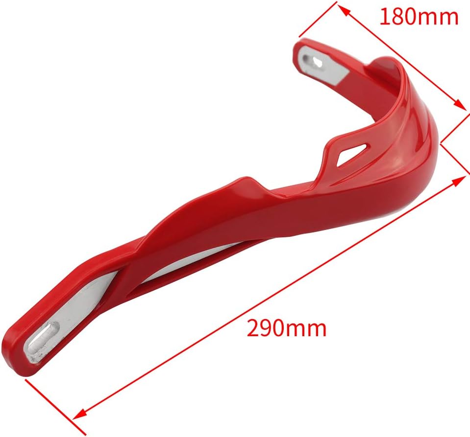 GOOFIT 7/8"Aluminium-Legierung Lenkerhandbürste Guards Schutzhandschützer Assy Ersatz für Motocross-
