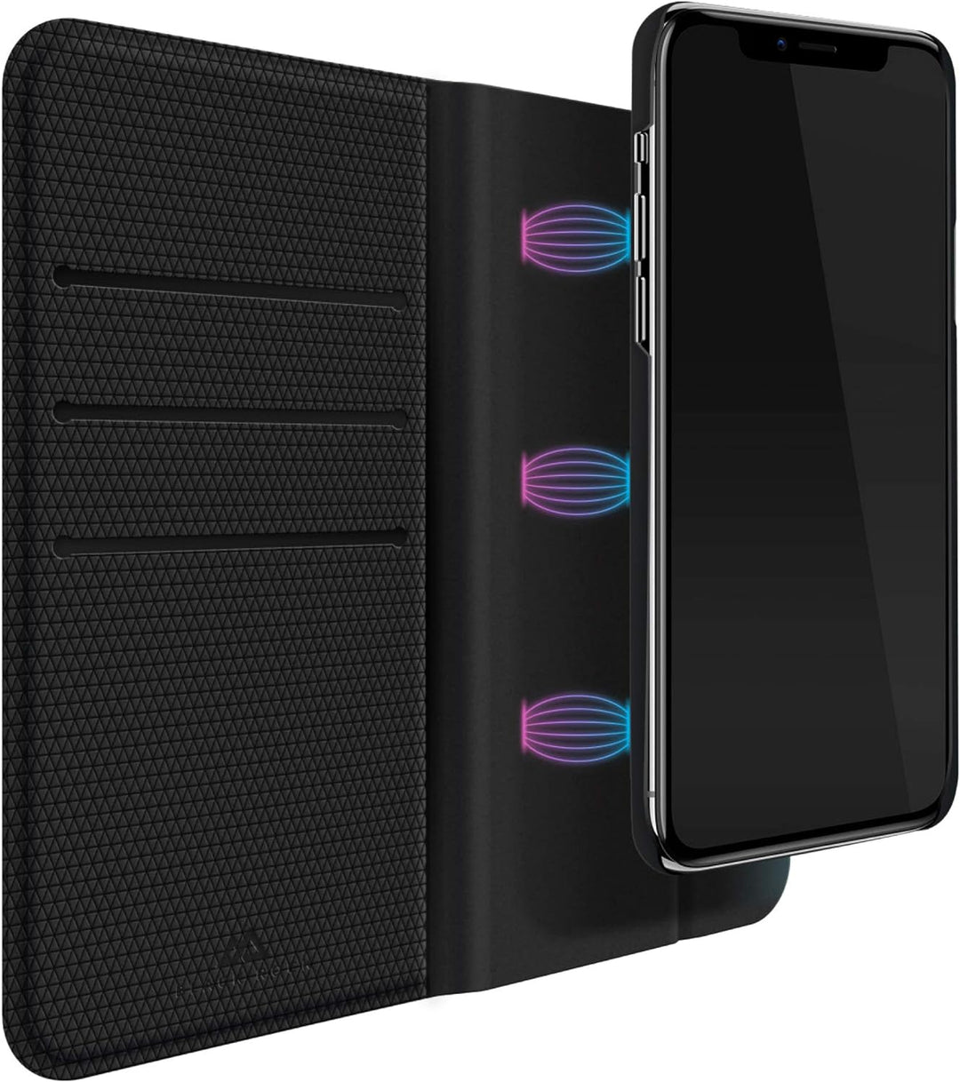 Black Rock - 2-In-1 Wallet Hülle für Apple iPhone 11 Pro | Booklet, Fächer, kabellos Laden, magnetis