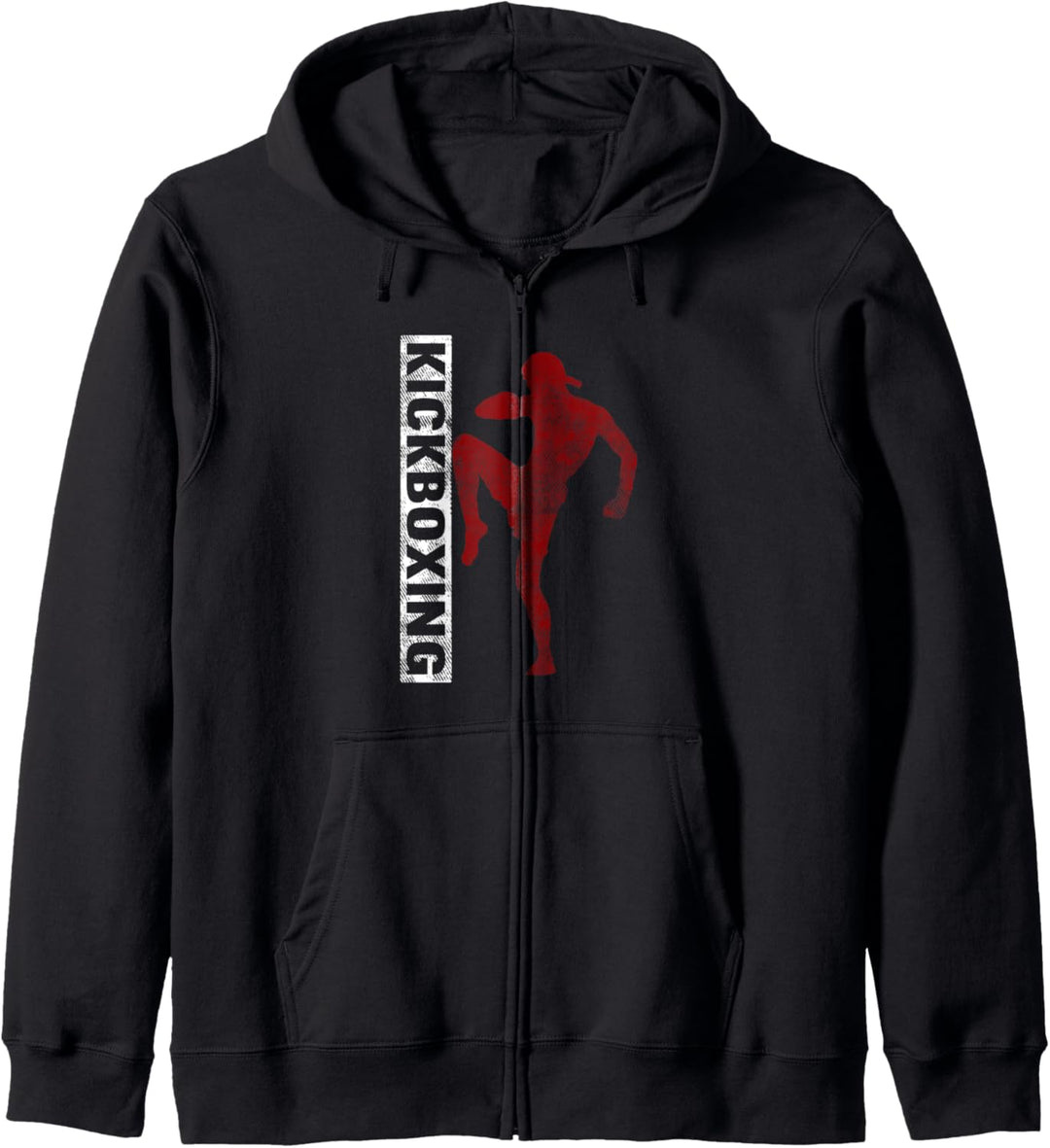 Kickboxing Pumper Squat Spruch Bench Bodybuilder Press Kapuzenjacke
