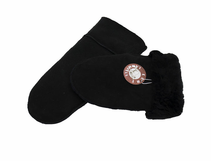 Reissner Lammfelle warme Merino Lammfell Fäustlinge Faust Handschuhe für Damen und Herren HDS-FAUST1