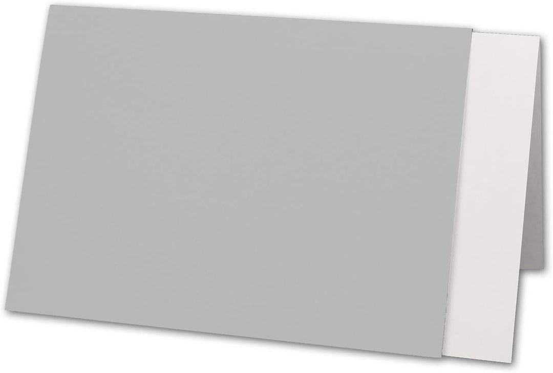 75x Karten-Set DIN B6-12 x 17 cm - 120 x 170 mm - Falt-Karten mit Brief-Umschlägen & Einlege-Blätter