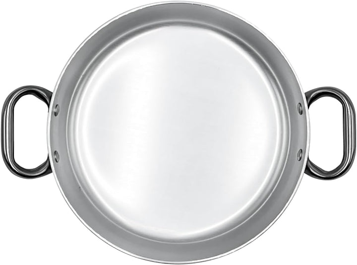 Agnelli Aluminiumpfanne mit Edelstahlgriffen 46 cm 46 cm Singles, 46 cm Singles
