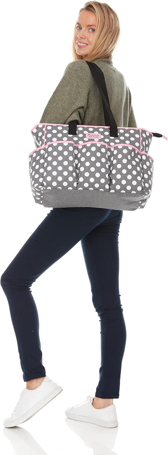 Disney Unisex-Erwachsene Minnie Mouse Backpack and Tote Diaper Bag Rucksack-Wickeltasche L Minnie Mo