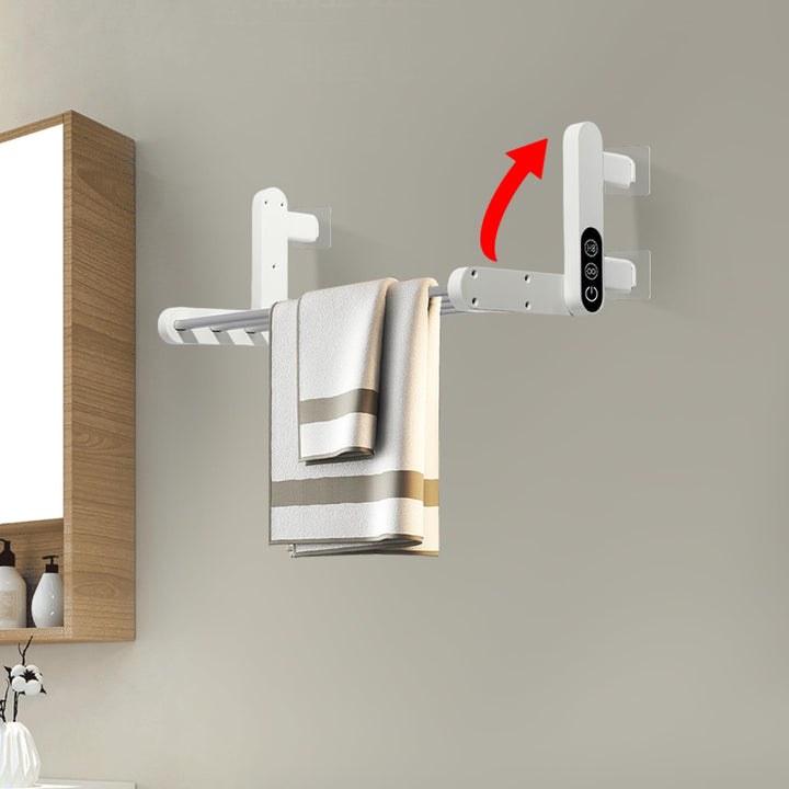 Elektrischer Handtuchwärmer, Handtuchhalter, Handtuchheizkörper Handtuchtrockner, IP55, 55°C Schnell