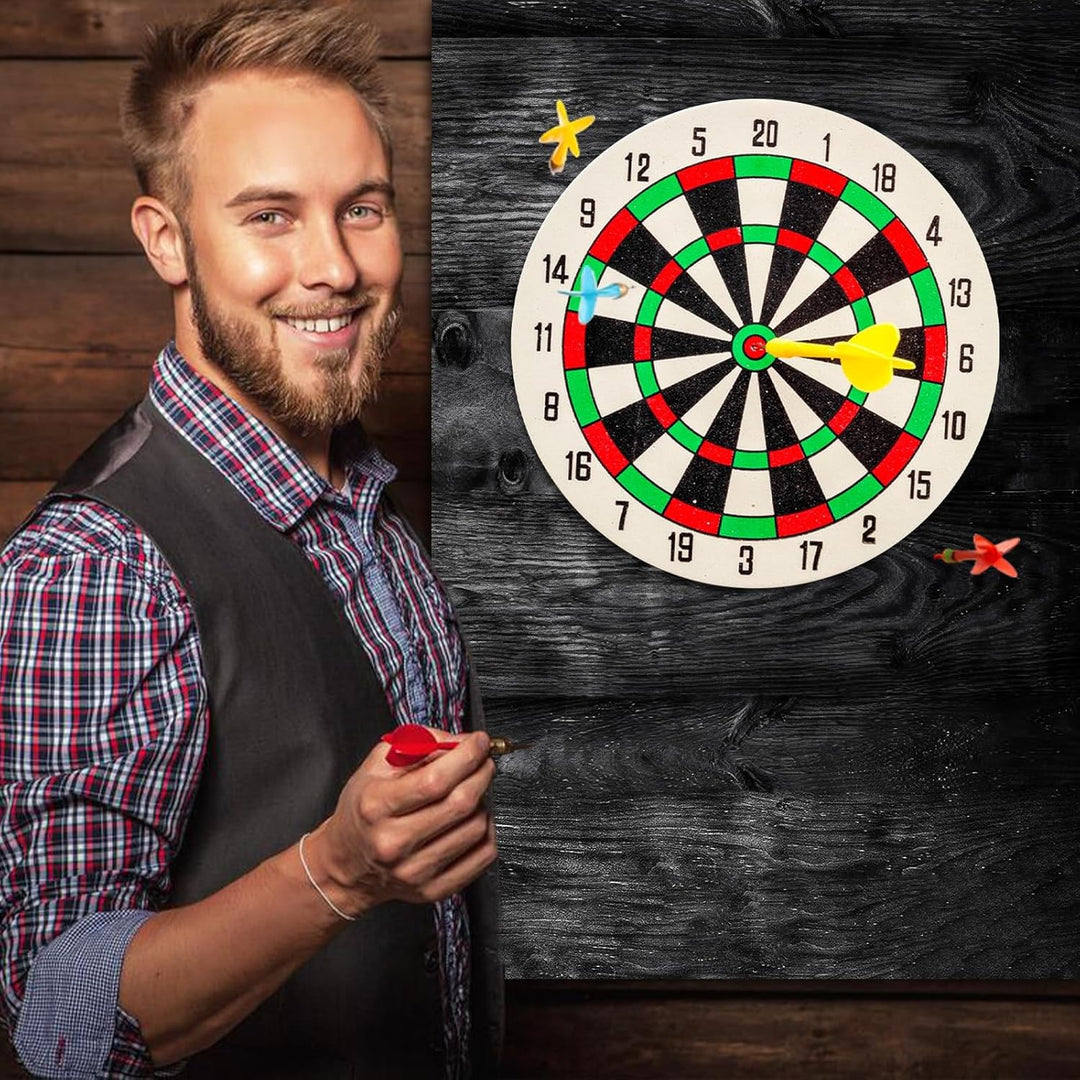 KEAGAN Filz Holzmaserung Dartscheibe Wandschutz Dartscheibe Surround Wandschutz Dartscheibe Wandschu