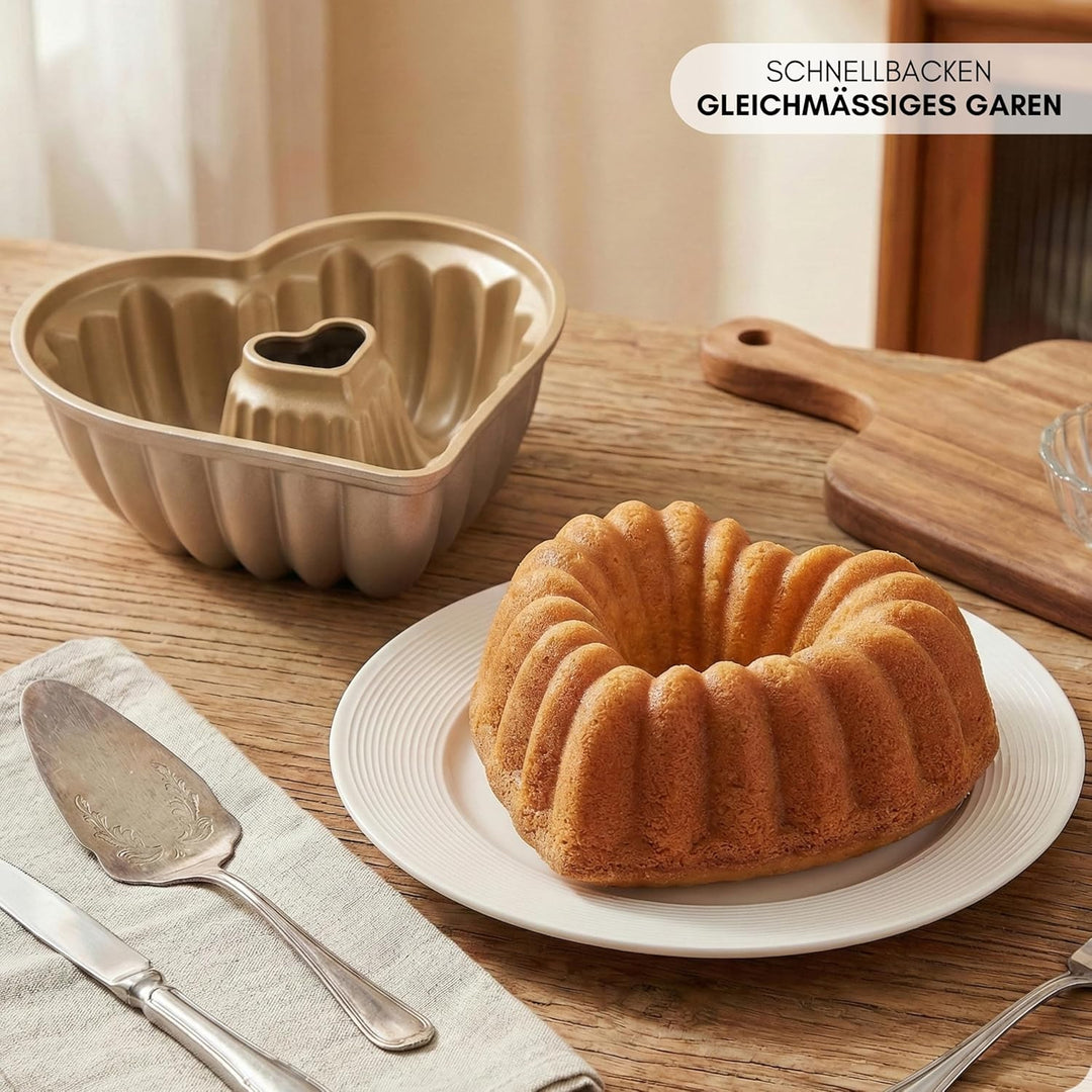 Erreke Gugelhupfform, Professionelle Qualität Kuchenform, Gugelhupf Backform, Sehr Widerstandsfähig,