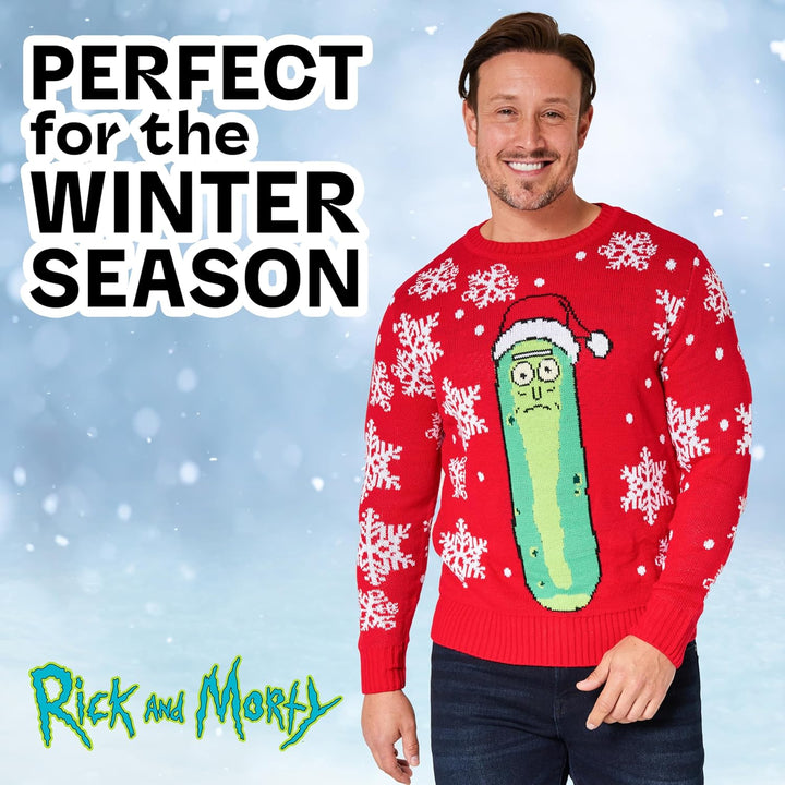 RICK AND MORTY Weihnachtspullover Herren - Christmas Pullover in M-2XL, Festlicher Christmas Sweater