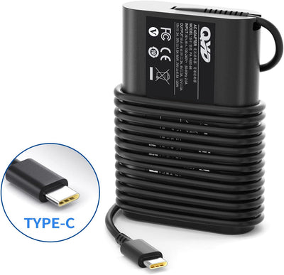 QYD 130W USB Type-C PD Netzteil Notebook Ladegerät für Laptop Ladekabel Dell Precision 5520 5540 555