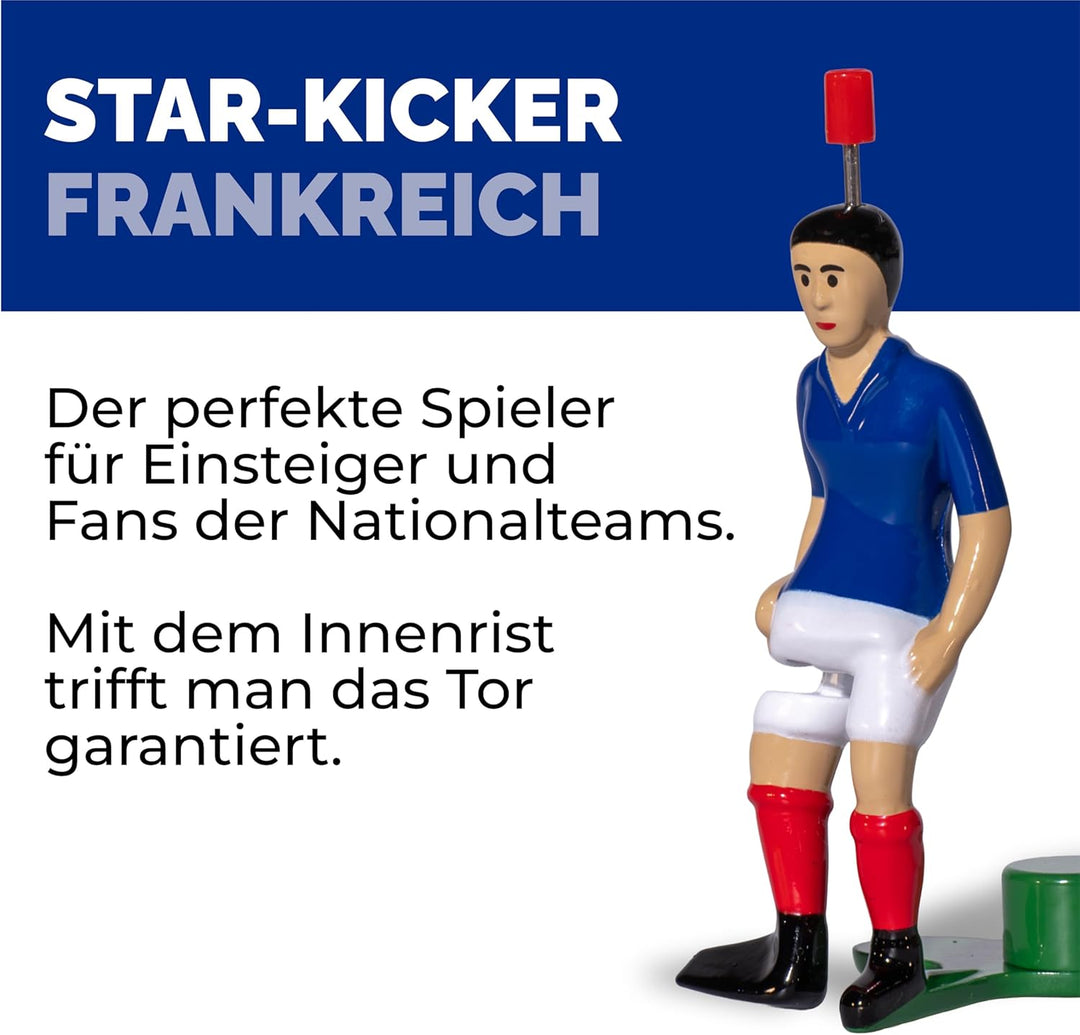 TIPP-KICK Frankreich-Box I Original Set Frankreich-Star-Kicker & Frankreich-Soundchip in der Torwand