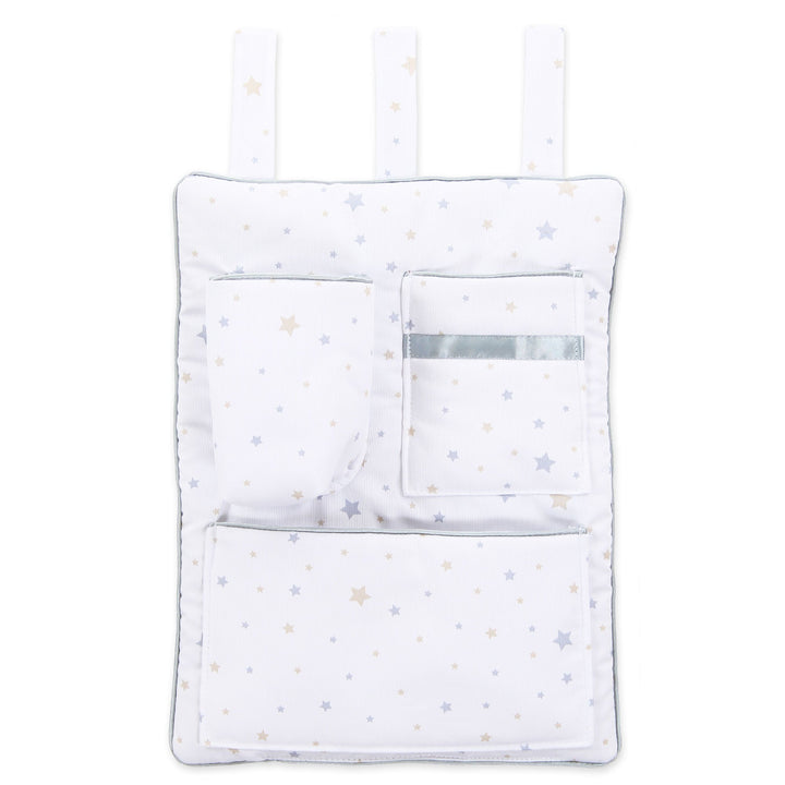 babybay Utensilo für alle Modelle, weiss Sternemix sand/azurblau, Weiss Sternemix Sand/Azurblau