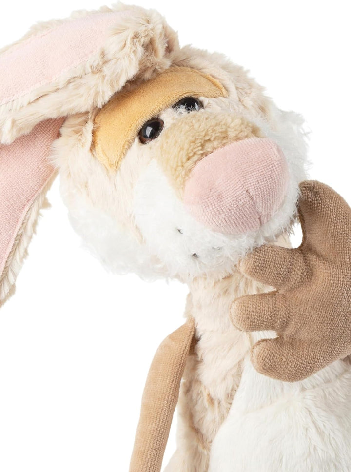 SIGIKID 39181 Lazy Bunny Beasts Town Kinder und Erwachsene Kuscheltier empfohlen ab 2 Jahren beige B