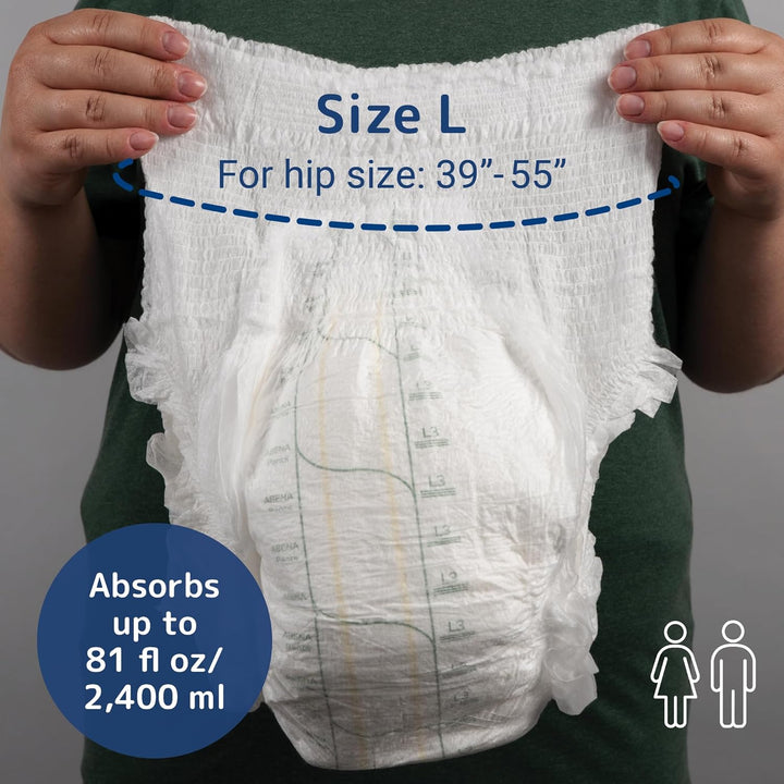 Abena Windeln L3, 6 Packungen – 90 Windeln