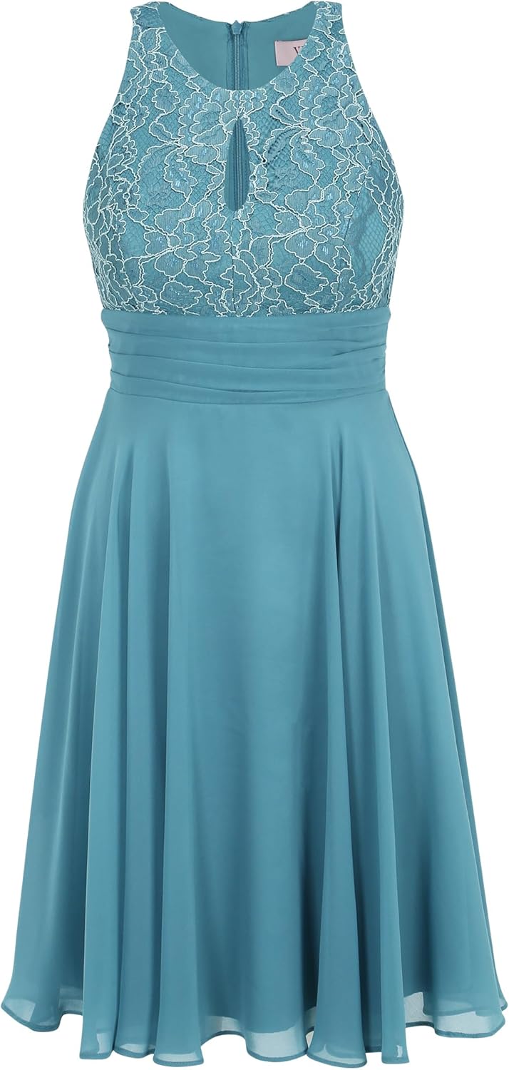 Vera Mont Damen Kleid 32 Smoky Teal, 32 Smoky Teal
