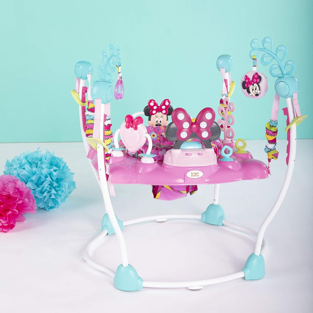Bright Starts, Disney Baby, Minnie Maus Peekaboo, Spring- und Spielcenter mit Spielstation mit Licht