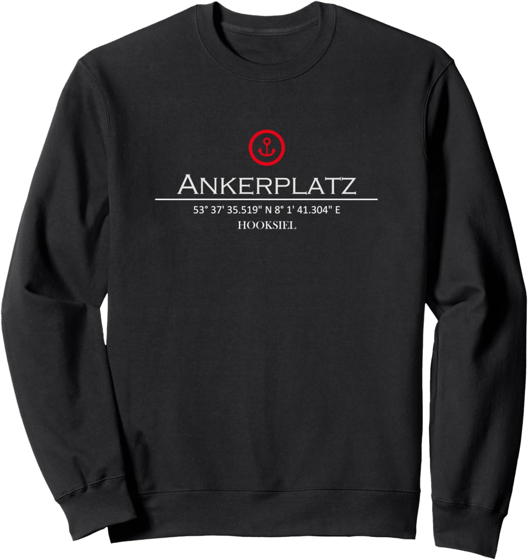 Ankerplatz Hooksiel by muschelschubser Klamotten Sweatshirt