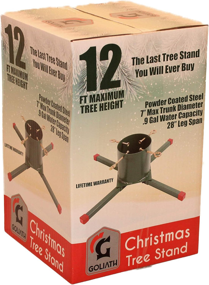 Goliath Weihnachtsbaumständer für Bäume, aus geschweisstem Stahl, 1,5 bis 3,7 m, 5 to 12 Foot