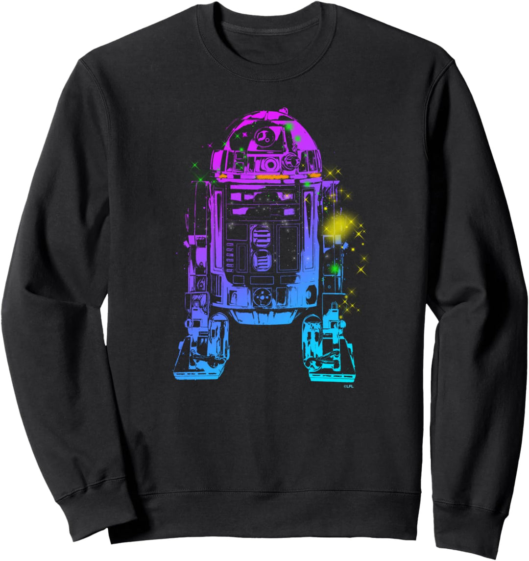 Star Wars R2-D2 Neon Gradient Sweatshirt