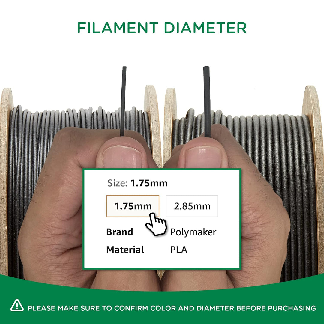 Polymaker PolyTerra PLA+ Grün - 1.75mm - 1kg Grün 1,75mm, Grün 1,75mm