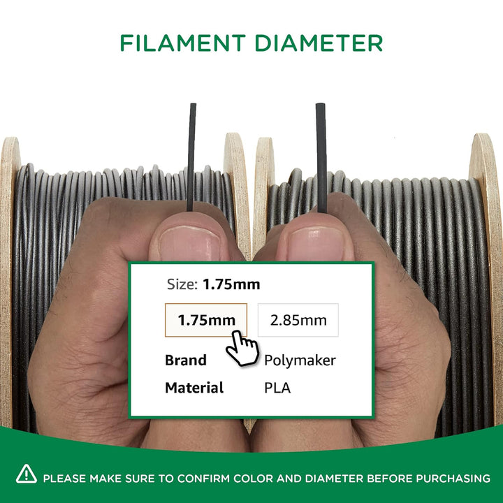 Polymaker PolyTerra PLA+ Grün - 1.75mm - 1kg Grün 1,75mm, Grün 1,75mm