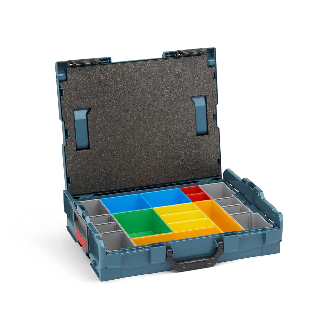 Bosch Sortimo L-Boxx 102 Werkzeugkoffer-Set • professional blau ohne Logo • bestückt mit Ordnungssys