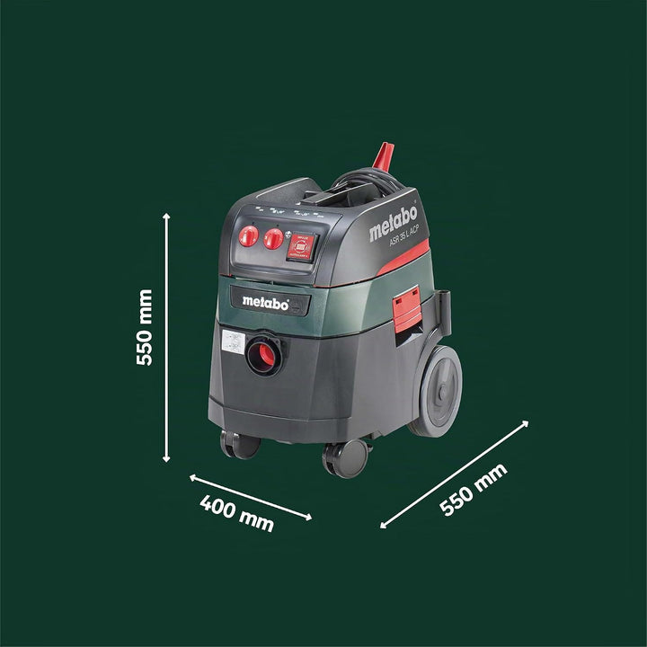 Metabo Allessauger ASR 35 L ACP (602057000) Karton; mit elektromagnetischer Abrüttlung und Druckdiff