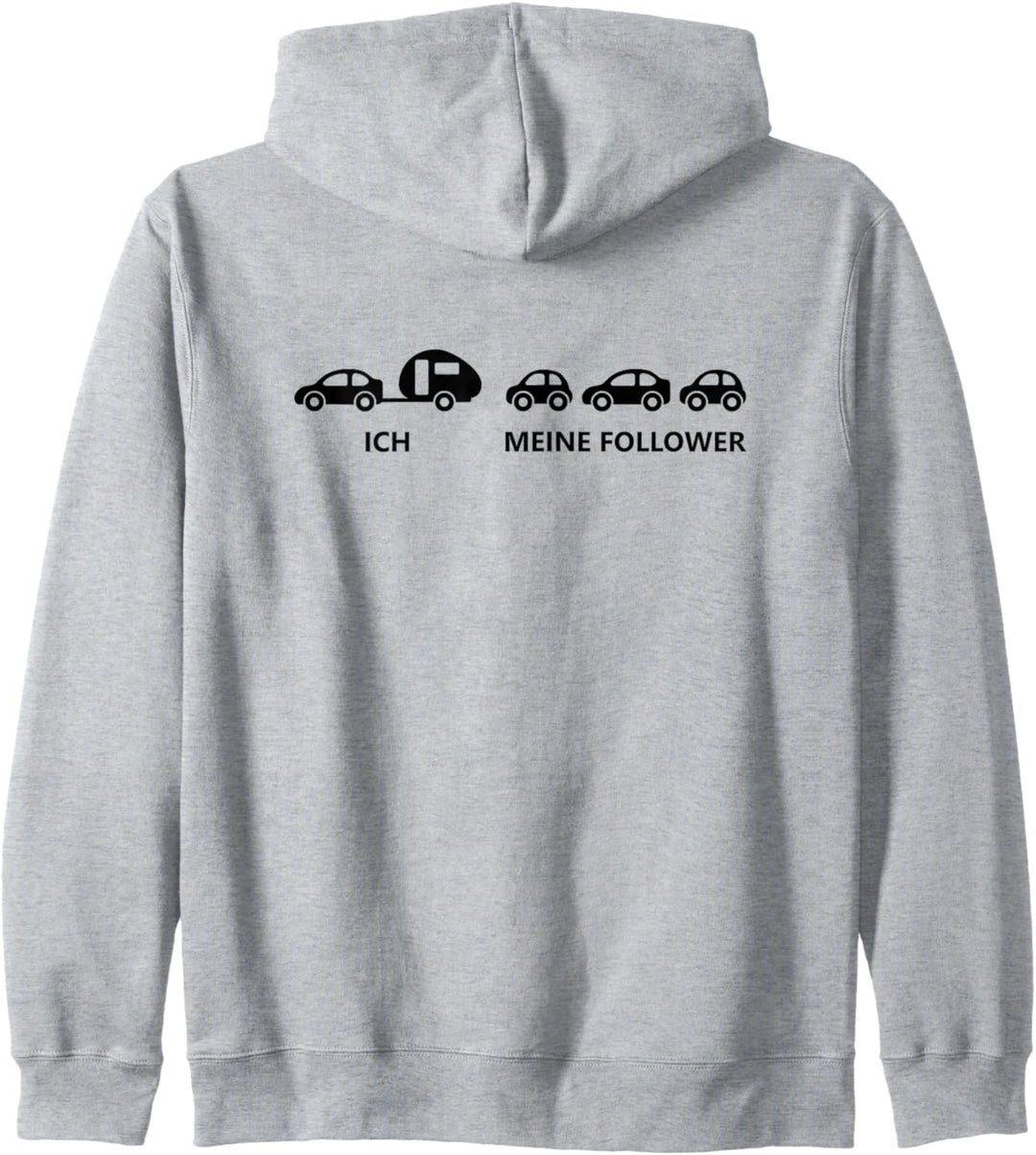 Ich & Meine Follower | Wohnwagen | Lustiges Camping Kapuzenjacke