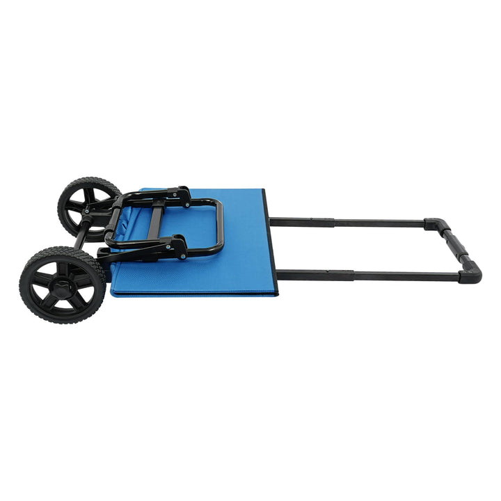 Einkaufstrolley klappbar, Faltbarer Rollwagen mit Rollen, grosser Einkaufstrolley 64 L, tragbare Fal
