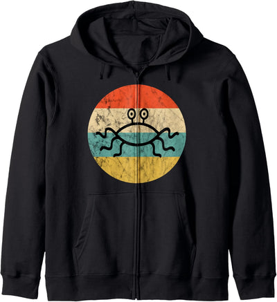 Fliegendes Spaghetti Monster FSM Atheist Sunset Pastafari Kapuzenjacke