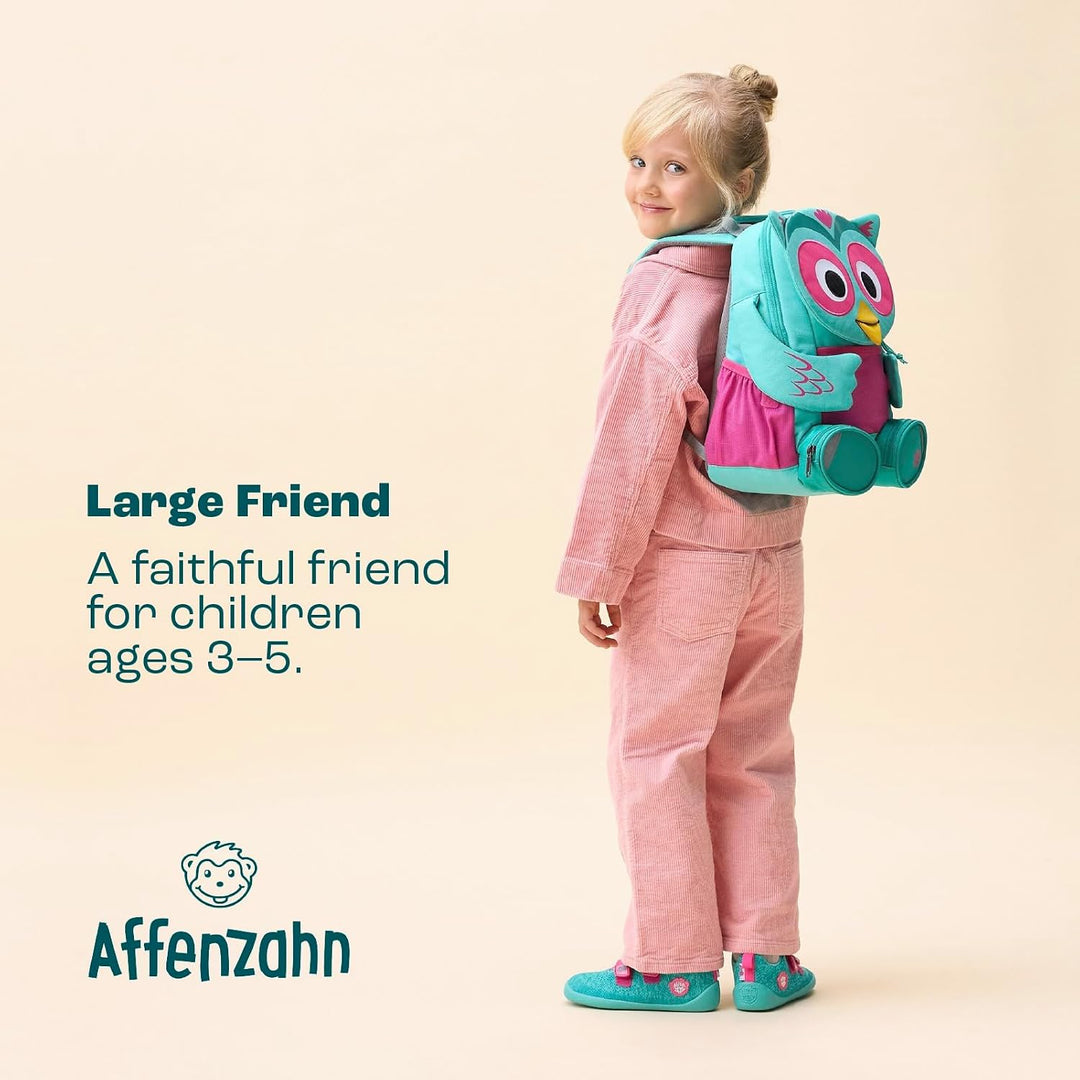 Affenzahn Kinderrucksack Grosser Freund | Kindergartenrucksack für Kinder von 3 bis 5 Jahren mit fun
