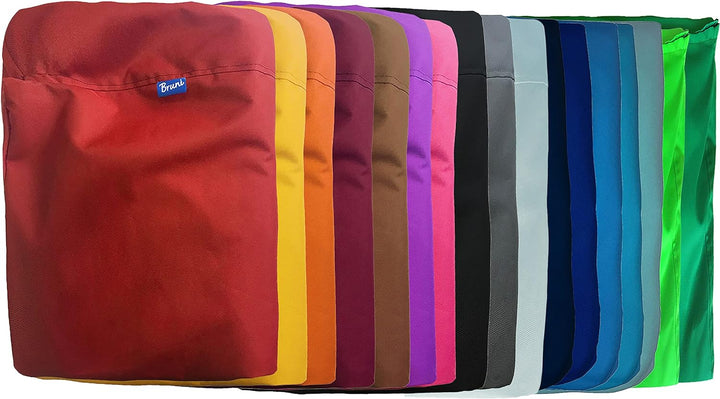 Bruni Classico Sitzsack-Bezug ohne Füllung - Wechselhülle (M, rot) Medium Rot, Medium Rot