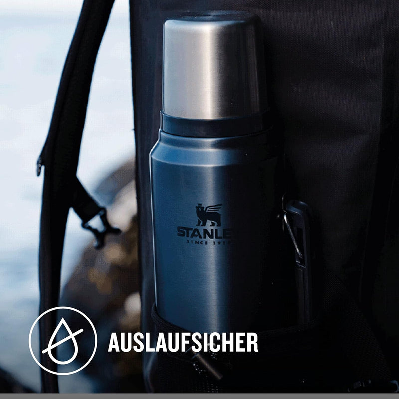 Stanley Classic Legendary Thermosflasche Edelstahl 750 ml - Thermos Hält 20 Stunden Heiss oder Kalt