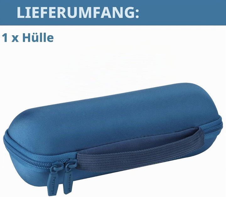Hart Schutzhülle kompatibel mit flip 7, 6 und 5 Tragbare Lautsprecher Dunkelblau, Dunkelblau